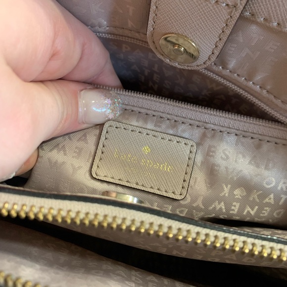 Kate Spade Light Beige Crossbody/Handheld Purse - Picture 5 of 7